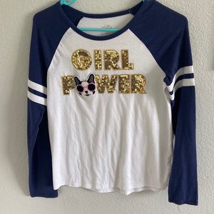 Justice Long Sleeve Sequin